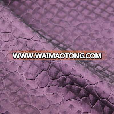 Fancy high quality PVC artificial upholstery leather materials